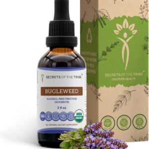 Tinture de Bugleweed Sem Álcool Secrets of the Tribe - Extrato Orgânico 120ml para Saúde Natural - 7