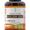 Cápsulas de Folha de Mullein 600mg - Suporte Natural para Saúde Respiratória