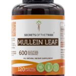 Cápsulas de Folha de Mullein 600mg - Suporte Natural para Saúde Respiratória