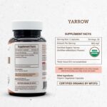 Yarrow 60 Cápsulas - Suplemento Natural para Bem-Estar Feminino e Digestão Saudável - 4