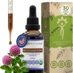 Extrato de Trevo Vermelho Orgânico - Tintureira Sem Álcool para Saúde Feminina e Equilíbrio Hormonal - 8