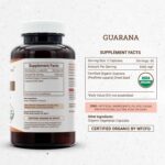 Cápsulas de Guaraná Orgânico USDA Secrets of the Tribe - Estímulo Energético Natural e Potente - 4