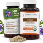 Cápsulas Vegetais Orgânicas de Hyssop 500mg - Suporte Respiratório e Imunológico