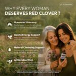 Extrato de Trevo Vermelho Orgânico - Tintureira Sem Álcool para Saúde Feminina e Equilíbrio Hormonal - 7