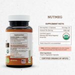 Segredos da Tribo Noz-Moscada Orgânica USDA 60 Cápsulas - Suporte Natural e Vegano para Saúde Digestiva e Imunidade - 4