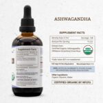 Extrato de Ashwagandha Orgânico Secrets of the Tribe - Tinteiro Sem Álcool 120ml para Relaxamento e Antiestresse - 4