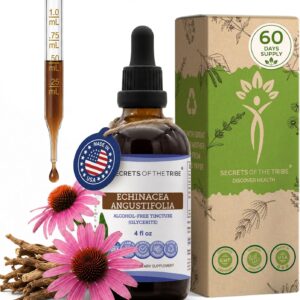 Extrato Líquido de Echinacea Angustifolia Secrets of the Tribe - Suporte Imunológico e Respiratório Natural