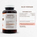 Cápsulas de Verbena Azul Secrets of the Tribe - 1000mg para Relaxamento e Bem-estar - 3