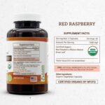 Capsulas de Framboesa Vermelha Orgânica Secrets of the Tribe - Suplemento Herbal Natural e Vegetariano - 4