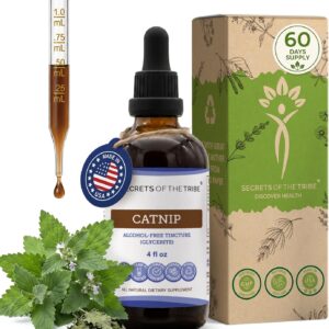 Extrato Líquido de Catnip Secrets of the Tribe - Relaxamento e Suporte Digestivo 118ml