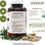 Cápsulas Vegetais Orgânicas de Hyssop 500mg - Suporte Respiratório e Imunológico - 4