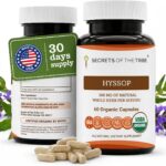 Cápsulas Vegetais Orgânicas de Hyssop 500mg - Suporte Respiratório e Imunológico - 7