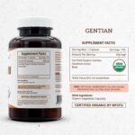Cápsulas Orgânicas de Gentiana Lutea Secrets of the Tribe - Suplemento Herbal Natural e Vegetariano - 4