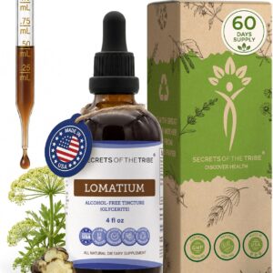 Extrato Líquido de Lomatium Secrets of the Tribe - Suporte Natural para Imunidade e Respiração