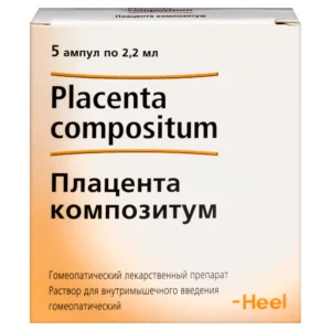 Solução Compositum de Placenta para Injeção Intramuscular - Tratamento de Aterosclerose e Saúde Vascular