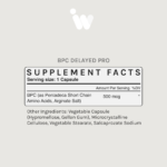 BPC DELAYED PRO 500mcg - Cápsulas para Suporte Muscular, Articular e Digestivo - 114