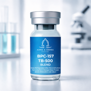 BPC-157 e TB-500 Alpha Omega Peptide 15MG - Combinação de Peptídeos para Reparo e Proteção Celular - 15MG/15MG