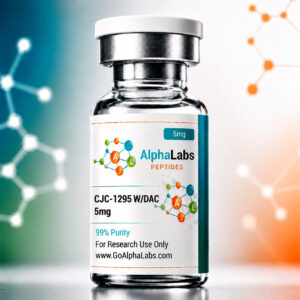 CJC-1295 w/ DAC 5mg Go Alpha Labs - Peptídeo de Alta Qualidade para Avanços em Pesquisa