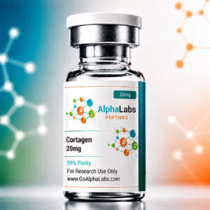 Cortagen 20mg Go Alpha Labs - Peptídeo Liofilizado de Alta Qualidade para Pesquisa