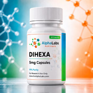 Cápsulas Dihexa 5mg Go Alpha Labs - Potencialize sua Pesquisa Científica com Qualidade