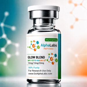 Mistura GLOW: BPC-157 (10mg), TB-500 (10mg) e GHKcu (50mg) - Peptídeos de Alta Qualidade para Pesquisa