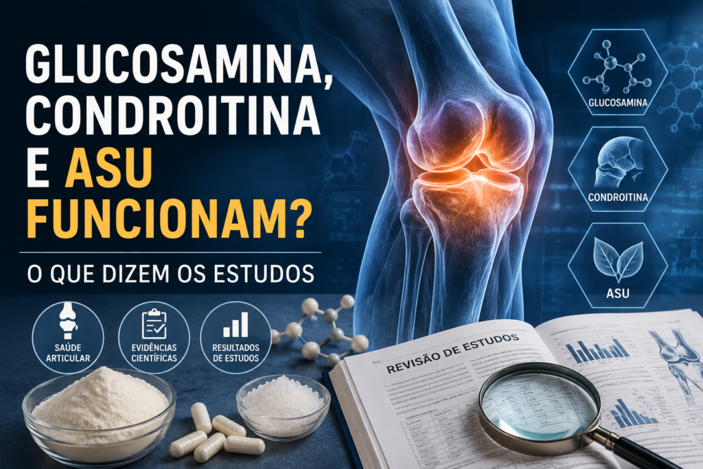 Glucosamina, Condroitina e ASU Funcionam? O Que Dizem os Estudos 1 Glucosamina, Condroitina e ASU Funcionam? O Que Dizem os Estudos