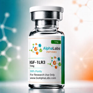 IGF-1 LR3 1mg Go Alpha Labs - Peptídeo para Avanços em Pesquisa Científica