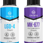 Pacote de Valor LGD-4 e MK-677 Chemyo 50ml - Suplemento para Aumento de Massa Muscular e Recuperação Rápida
