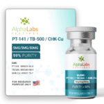 Mistura de Peptídeos PT-141, TB-500 e GHK-Cu - Pesquisa Avançada em Biotecnologia - 2