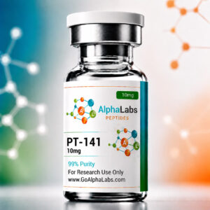 PT-141 10mg Go Alpha Labs - Peptídeo para Pesquisa e Qualidade Comprovada