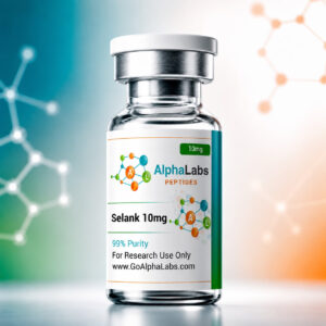 Selank 10mg Go Alpha Labs - Peptídeo Liofilizado para Pesquisa em Ciência Cognitiva