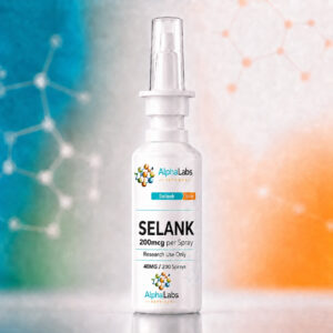 Spray Líquido Selank TP-7 Go Alpha Labs 40 MG - Peptídeo para Pesquisa Científica de Alta Qualidade