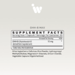 Tabela de composição DHH-B MAX InfiniWell: 15 mg de dihidrohonokiol-B por cápsula
