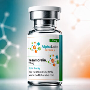 Tesamorelin 20mg Go Alpha Labs - Peptídeo para Pesquisa Científica de Alta Qualidade