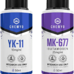 Pacote YK-11 e MK-677 Chemyo 50ml - Aumento de Massa Muscular e Performance
