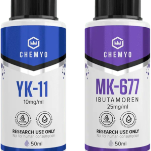 Pacote YK-11 e MK-677 Chemyo 50ml - Aumento de Massa Muscular e Performance