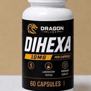 Cápsulas de Dihexa 10mg Dragon Labs - Suporte Avançado para Saúde Cognitiva