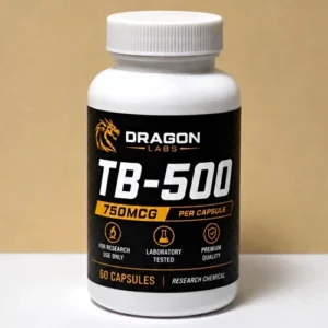 Dragon Labs TB-500 750mcg - Suplemento para Recuperação e Regeneração Muscular em Pesquisa
