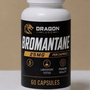 Cápsulas de Bromantano 25mg Dragon Labs - Energia e Bem-Estar em Suplemento Dietético