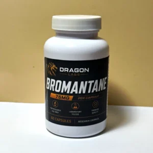 Cápsulas de Bromantano 75mg Dragon Labs - Suplemento para Aumento de Energia e Foco Mental