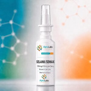 Spray Líquido Selank e Semax Go Alpha Labs 60mg - Peptídeos para Pesquisa de Alta Qualidade