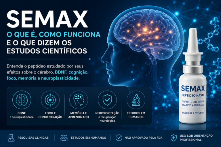 SEMAX: O QUE É, COMO FUNCIONA E O QUE DIZEM OS ESTUDOS CIENTÍFICOS 1 SEMAX: O QUE É, COMO FUNCIONA E O QUE DIZEM OS ESTUDOS CIENTÍFICOS