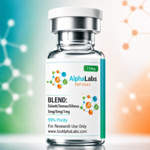 Mistura de Peptídeos Selank (5mg), Semax (5mg) e Dihexa (1mg) - Pesquisa Avançada com Go Alpha Labs