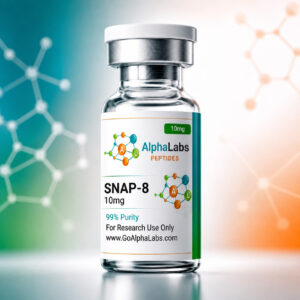 SNAP-8 10mg Go Alpha Labs - Peptídeo Testado em Laboratório para Pesquisa de Alta Qualidade