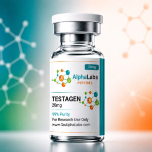 Testagen 20mg Go Alpha Labs - Peptídeo Testado em Laboratório para Pesquisa Avançada