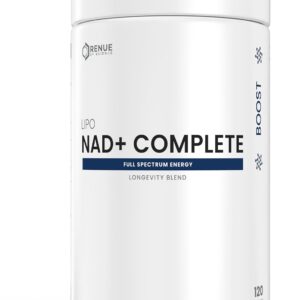 Renue By Science NAD+ Complete - Suplemento Lipossomal de NAD+ com NMN e NR para Saúde Celular