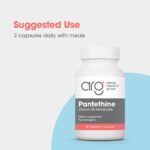 ARG Pantethine 660 mg - Suplemento de Metabolismo com Vitamina B5 para Energia e Saúde Metabólica - 3