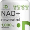 Suplemento de NAD+ e Resveratrol 1.000mg - Força Extra para Energia e Vitalidade