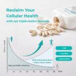 Suplemento de NAD+ 1000mg com Ca-AKG e Resveratrol - Aumente sua Energia e Saúde Celular - 2