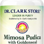 Dr Clark Mimosa Pudica e Goldenseal - 100 Cápsulas de Tapioca para Suporte Digestivo e Antiparasitário - 2